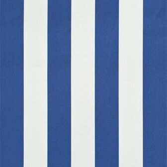 Luifel uittrekbaar 250x150 cm blauw en wit 7