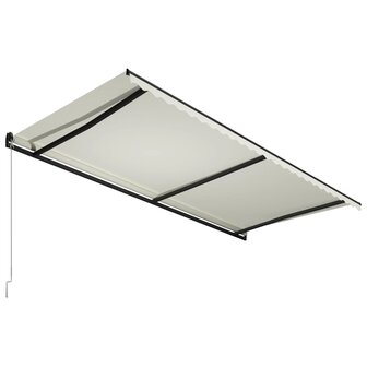 Luifel handmatig uittrekbaar 600x300 cm cr&egrave;me 3