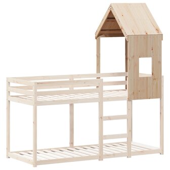 Kinderbedhuisje 60x99x139,5 cm massief grenenhout 3