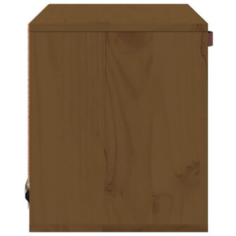 Wandkast 40x30x35 cm massief grenenhout honingbruin 4