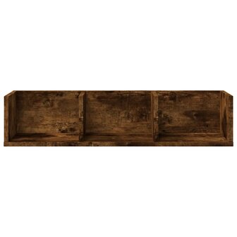 Wandkasten 2 st 75x18x16,5 cm bewerkt hout gerookt eikenkleurig 5