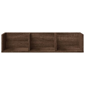 Wandkasten 2 st 75x18x16,5 cm bewerkt hout bruin eikenkleur 5