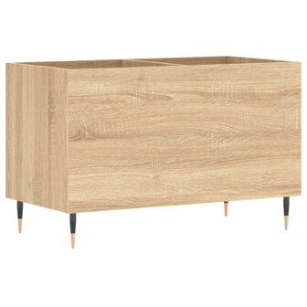 Platenkast 74,5x38x48 cm bewerkt hout sonoma eikenkleurig 6