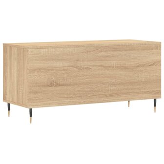 Platenkast 100x38x48 cm bewerkt hout sonoma eikenkleurig 6