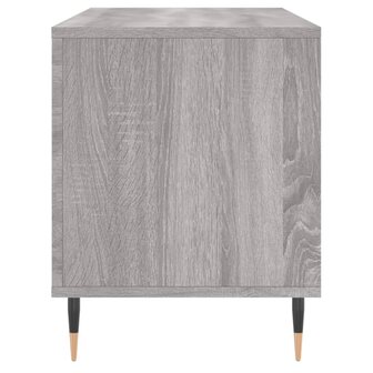 Platenkast 100x38x48 cm bewerkt hout grijs sonoma eikenkleurig 5