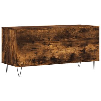 Platenkast 100x38x48 cm bewerkt hout gerookt eikenkleurig 6