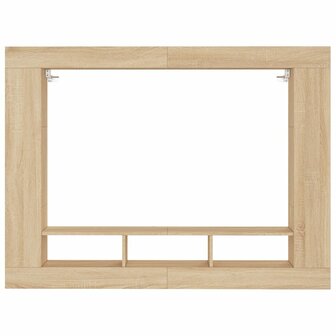 Tv-meubel 152x22x113 cm bewerkt hout sonoma eikenkleurig 4