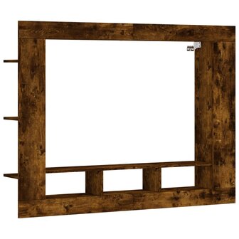 Tv-meubel 152x22x113 cm bewerkt hout gerookt eikenkleurig 2