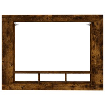 Tv-meubel 152x22x113 cm bewerkt hout gerookt eikenkleurig 4