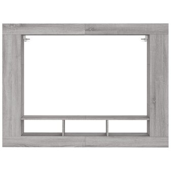 Tv-meubel 152x22x113 cm bewerkt hout grijs sonoma eikenkleurig 4