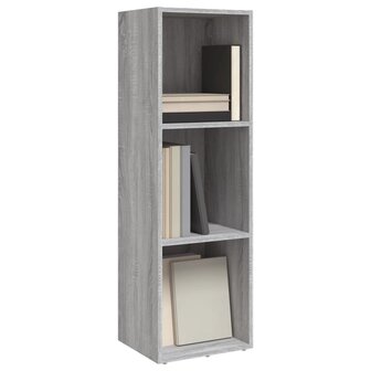 Boekenkast/tv-meubel 36x30x114 cm hout grijs sonoma eiken 3