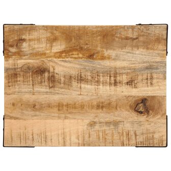 Bijzettafel 40x30x40 cm massief ruw mangohout 4