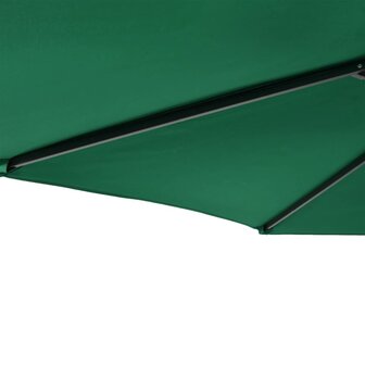 Parasol met stalen paal 225x225x212 cm groen 8