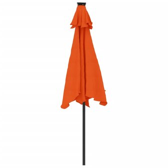 Parasol met stalen paal 225x225x212 cm terracottakleurig 6