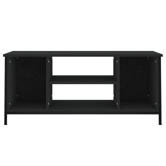 Tv-meubel 102x35x45 cm bewerkt hout zwart 5