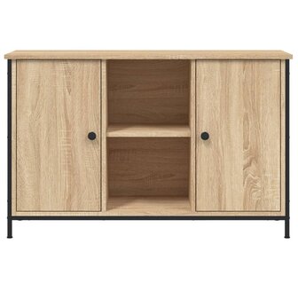 Tv-meubel 100x35x65 cm bewerkt hout sonoma eikenkleurig 5