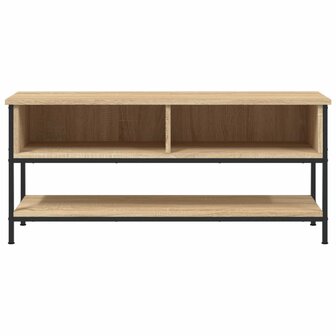 Tv-meubel 100x35x45 cm bewerkt hout sonoma eikenkleurig 4