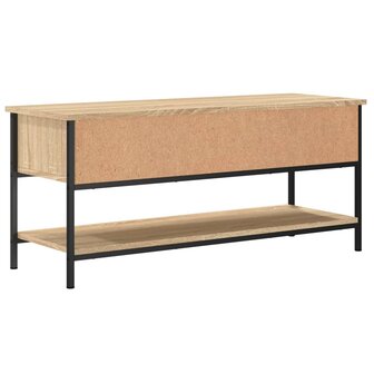 Tv-meubel 100x35x45 cm bewerkt hout sonoma eikenkleurig 6