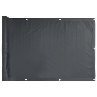 Tuinscherm 800x120 cm PVC antracietkleurig 2