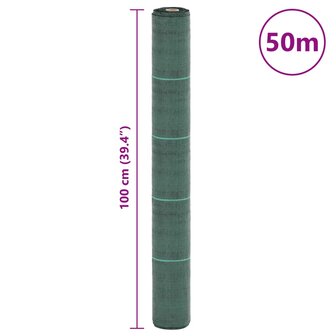 Worteldoek 1x50 m polypropeen groen 8