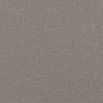 Tweezitsbank met sierkussens 140 cm stof taupe 7