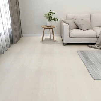 Vloerplanken 20 st zelfklevend 1,86 m&sup2; PVC beige 1