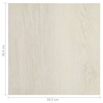 Vloerplanken 20 st zelfklevend 1,86 m&sup2; PVC beige 11