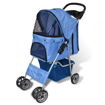 Wandelwagen voor honden 15 kg blauw  2