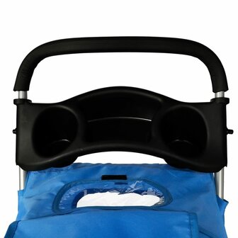 Wandelwagen voor honden 15 kg blauw  4