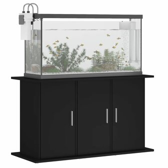 Aquariumstandaard 101x41x58 cm bewerkt hout zwart 4