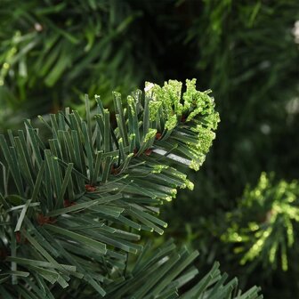 Kunstkerstboom met verlichting en dennenappels 180 cm groen 7