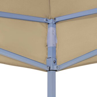 Partytentdak 270 g/m&sup2; 4x3 m beige 5