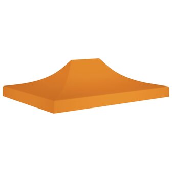 Partytentdak 270 g/m&sup2; 4,5x3 m oranje 1