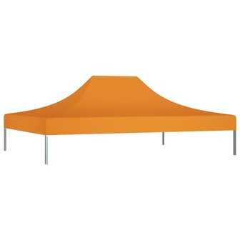 Partytentdak 270 g/m&sup2; 4,5x3 m oranje 2