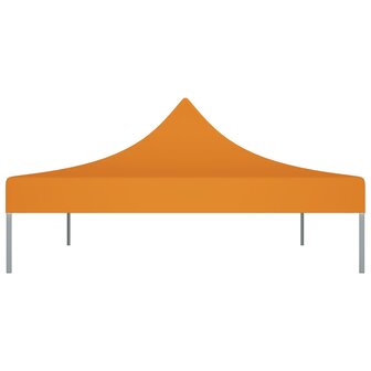 Partytentdak 270 g/m&sup2; 4,5x3 m oranje 4