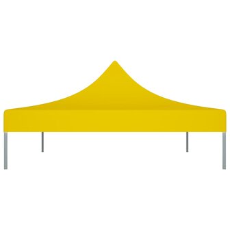 Partytentdak 270 g/m&sup2; 4,5x3 m geel 4