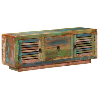 Tv-meubel 110x30x40 cm massief gerecycled hout 1