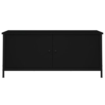 Tv-meubel 102x35x45 cm bewerkt hout zwart 5