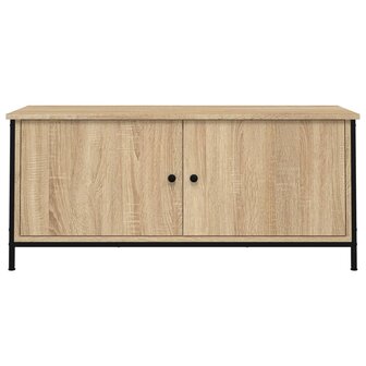 Tv-meubel 102x35x45 cm bewerkt hout sonoma eikenkleurig 5