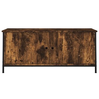 Tv-meubel 102x35x45 cm bewerkt hout gerookt eikenkleurig 5