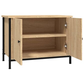 Tv-meubel met deuren 60x35x45 cm bewerkt hout sonoma eikenkleur 6