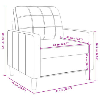 3-delige Loungeset met kussens fluweel bruin 9