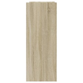 Wandtafel 100x35x90 cm bewerkt hout sonoma eikenkleurig 5