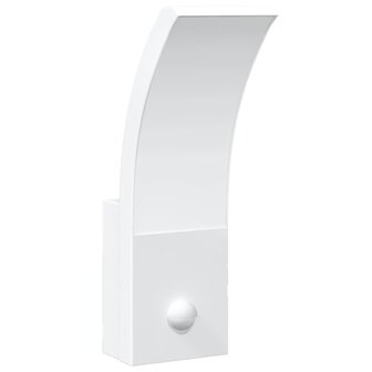 Buitenwandlamp LED met sensors gegoten aluminium wit 4