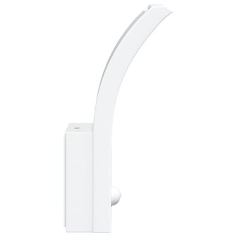 Buitenwandlamp LED met sensors gegoten aluminium wit 6