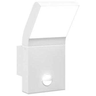 Buitenwandlamp LED met sensors gegoten aluminium wit 2