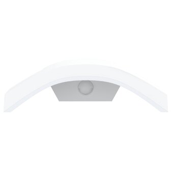 Buitenwandlamp LED met sensors gegoten aluminium wit 4