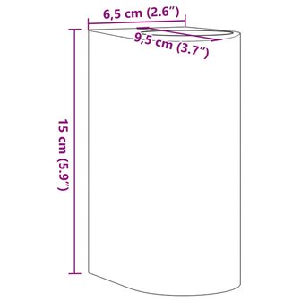 Buitenwandlampen 2 st gegoten aluminium zwart 7