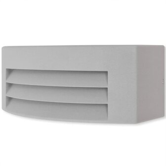 Wandlamp buiten grijs aluminium 2