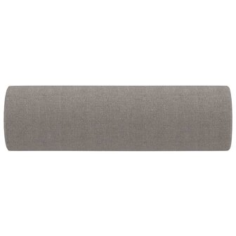 Sierkussens 2 st 15x50 cm stof taupe 4